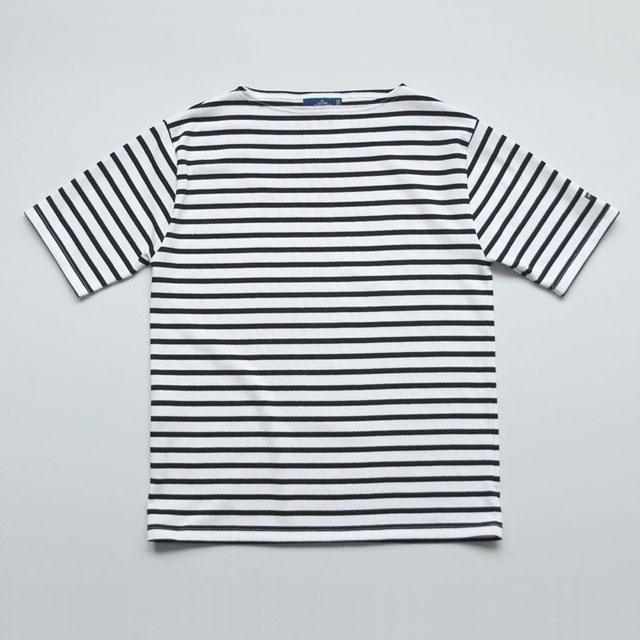 SAINT JAMES / OUESSANT Short Slv. - Neige*Noir