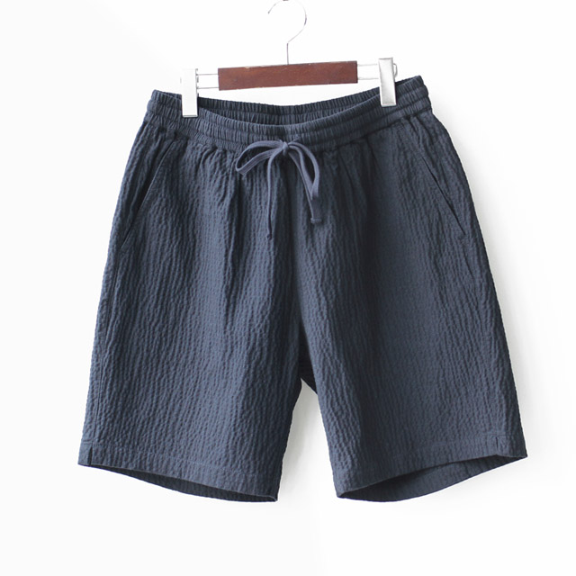 Universal Works / Simple Short - Ospina Cotton Dk.Navy