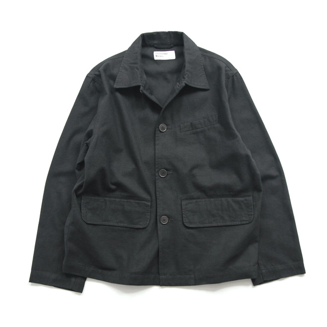 Universal Works / Franck Jacket - Brushed Moleskin Black