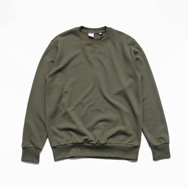 VESTI / Felpa French Terry Gio Collo - Militare Scuro