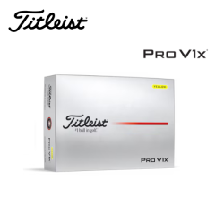 タイトリスト　PRO V1x ローナンバー 2025年モデル [イエロー]