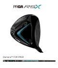 プロギア　RS ドライバー 2023年モデル [DIAMANA FOR PRGR フレックス：S ロフト：9.0]