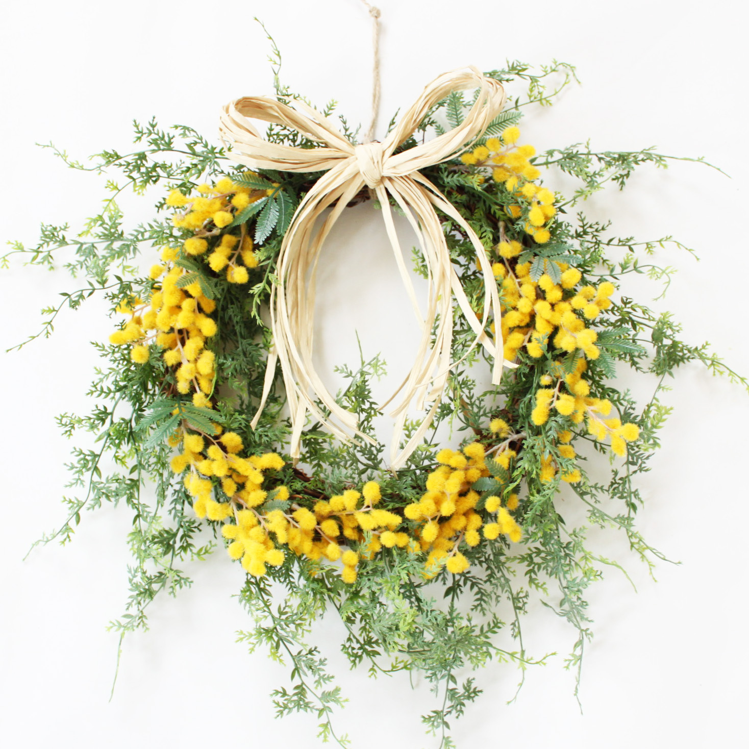 ミモザのリース