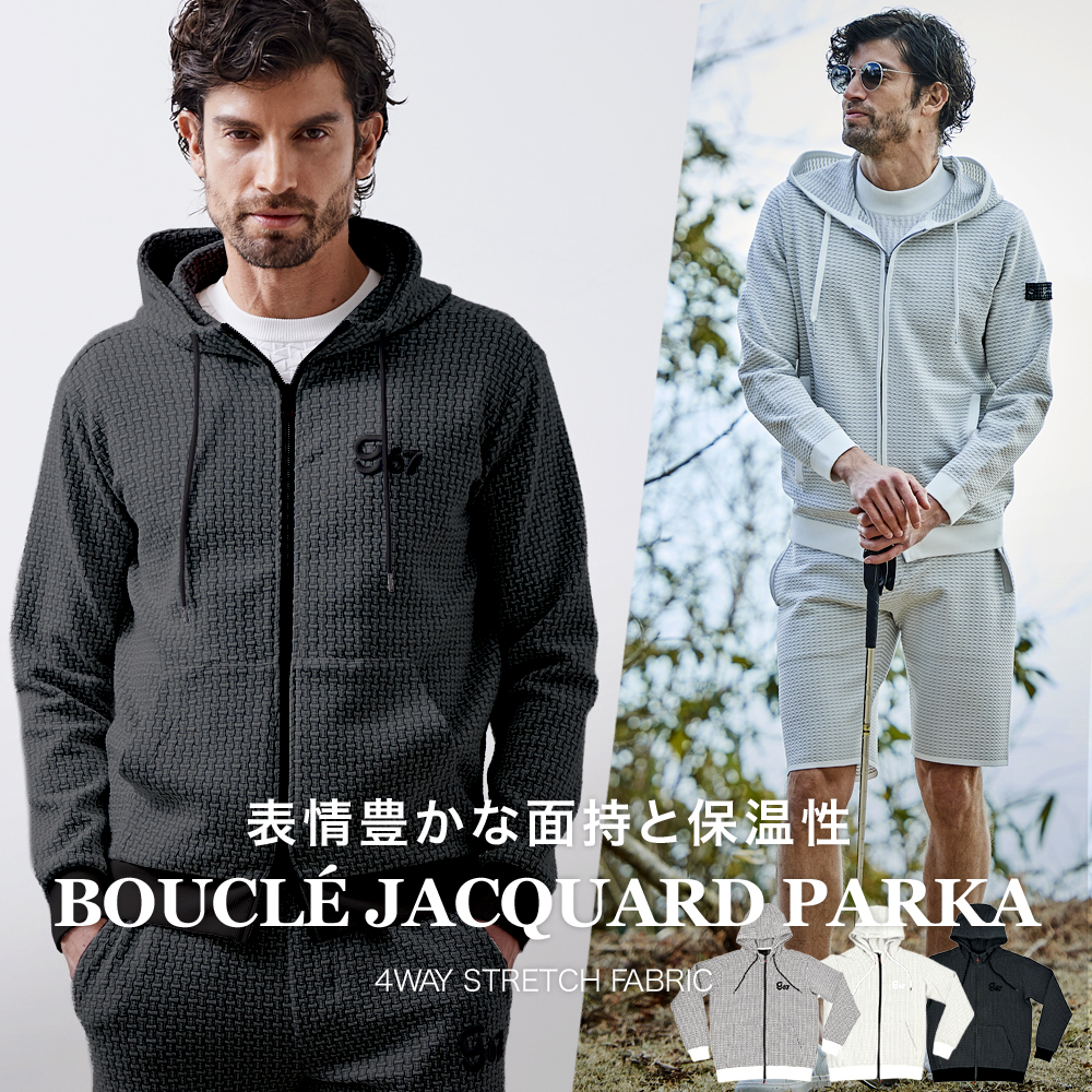 格子柄ブークレジャガードジップアップパーカー 150403 G-STAGE ジーステージ