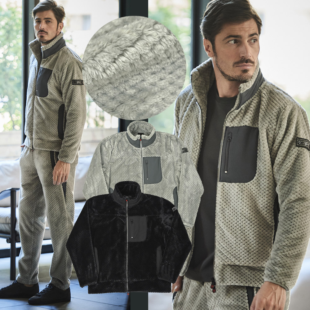 ムートン調 フリース ハイネック ジップブルゾン アウター セットアップ別売り 240414 G-STAGE ジーステージ