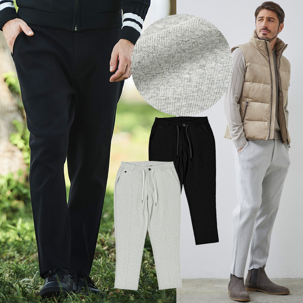 [会員様限定SALE]プレーティング ニット リラックス パンツ イージーパンツ 240513 G-stage ジーステージ