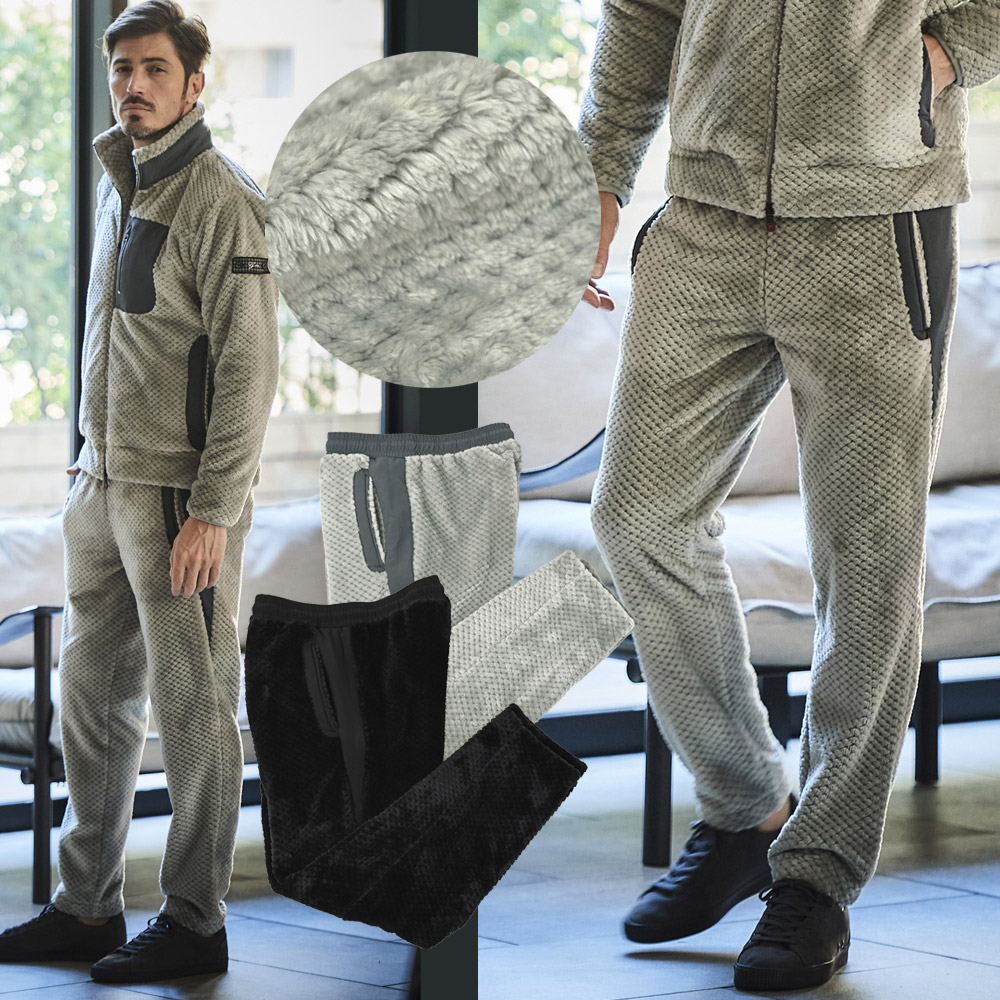 ムートン調 フリース イージー パンツ スポーツ セットアップ別売り 240514 G-stage ジーステージ