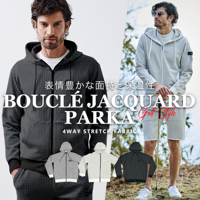 格子柄ブークレジャガードジップアップパーカー 150403 G-STAGE ジーステージ