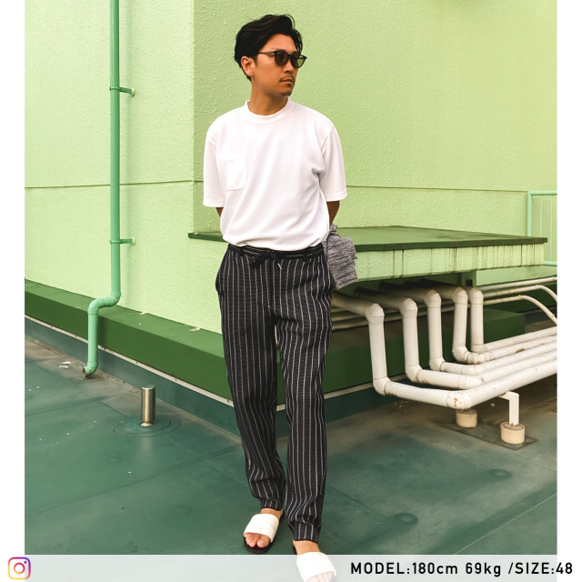 WEB限定] 半袖ストレッチTシャツ 真っ白クルーネック 151522 G-STAGE