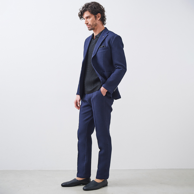 MARZOTTO凹凸千鳥柄パンツ 150510 G-stage ジーステージ