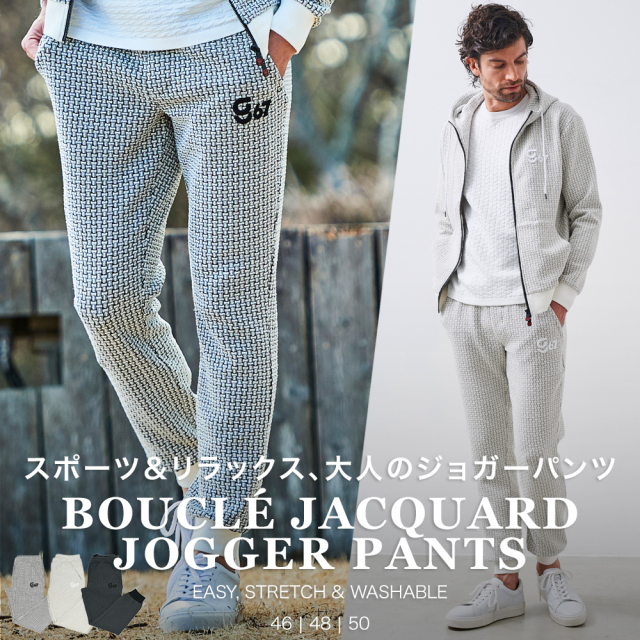 ［会員様限定SALE］ 格子柄ブークレジャガードジョガーパンツ ゴルフ スポーツ 150513 G-STAGE ジーステージ