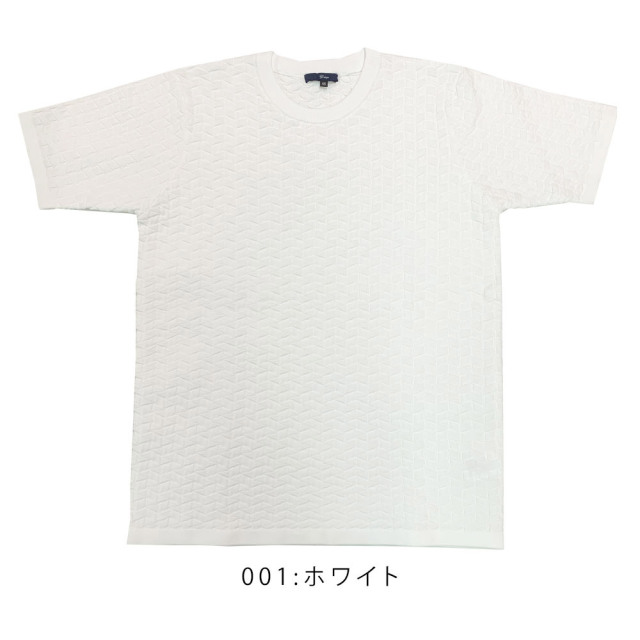 ディアマンテジャガード半袖クルーネックニットT 150705 G-STAGE ジー