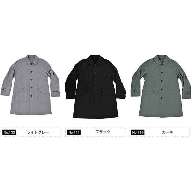 【新品 タグ付き】 g-stage ダッフルコート ブラック ジーステージ TIME SALE4/29迄】 ステンカラーコート 撥水 ストレッチ スプリング