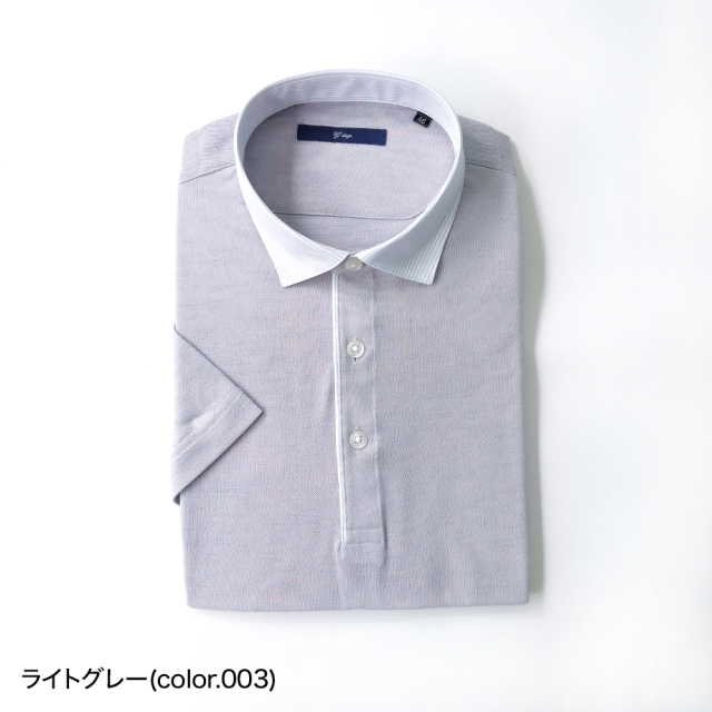 スラブ切り替え半袖ポロシャツ,G-STAGE,ジーステージ