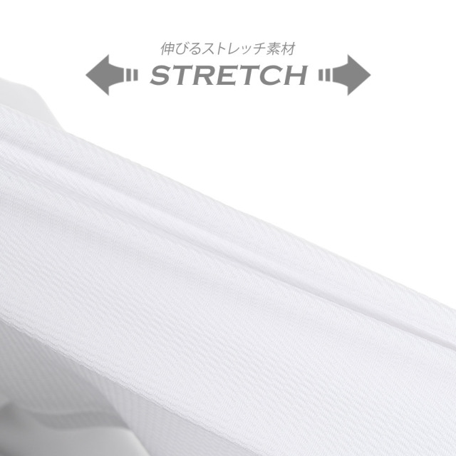 WEB限定] 長袖ストレッチTシャツ 真っ白クルーネックロンT 151521 G