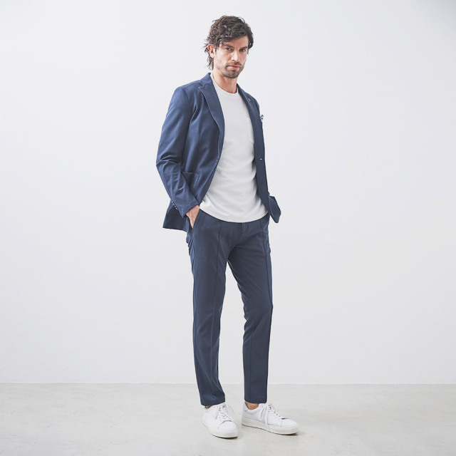 WEB限定] 半袖ストレッチTシャツ 真っ白クルーネック 151522 G-STAGE