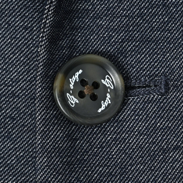 デニムルックジャージセットアップ ジャケット パンツ