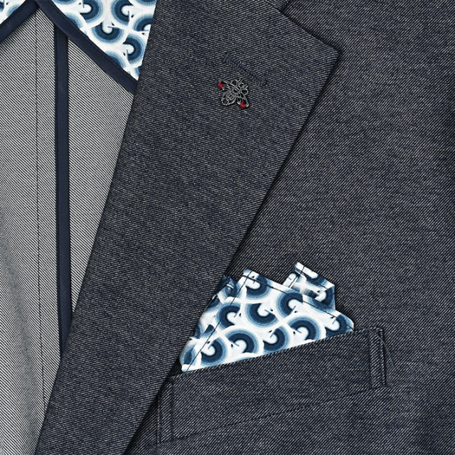 デニムルックジャージセットアップ ジャケット パンツ