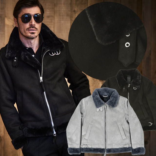 フェイクムートン ブルゾン スタンドネック アウター 240405 G-STAGE ジーステージ