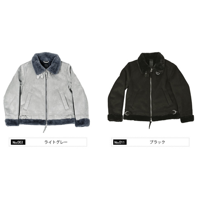 フェイクムートン ブルゾン スタンドネック アウター 240405 G-STAGE