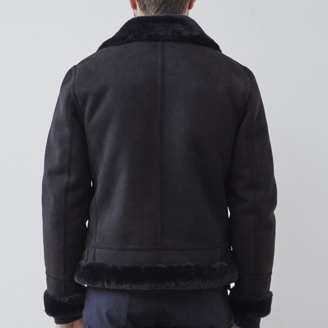 新品未使用 G-stage ジーステージ フェイクムートン ステンカラーコート