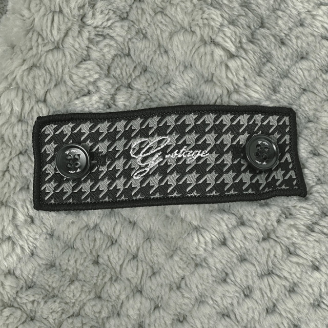 ムートン調 フリース ハイネック ジップブルゾン アウター