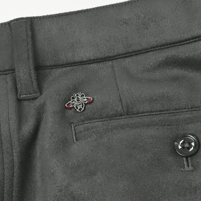 ヌバック調ストレッチジャージスラックス 630503 240503 G-stage ジー