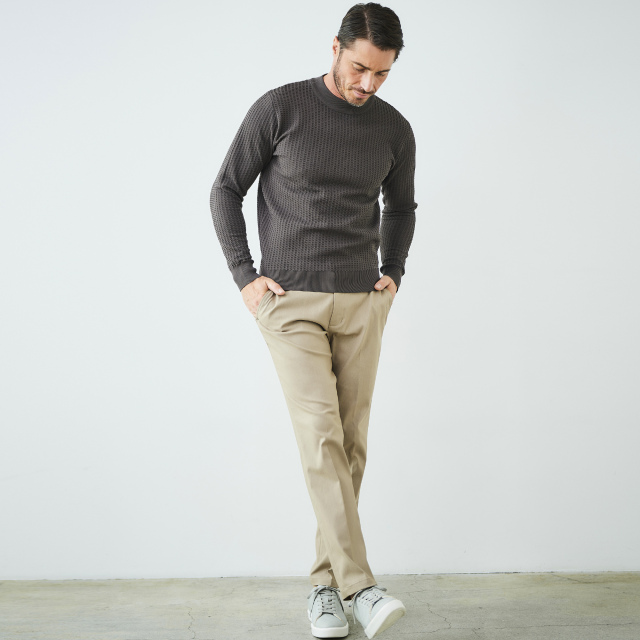 モンクレール　パンツ ストレッチツイルパンツ ウエストストレッチ 240533 G-stage ジーステージ