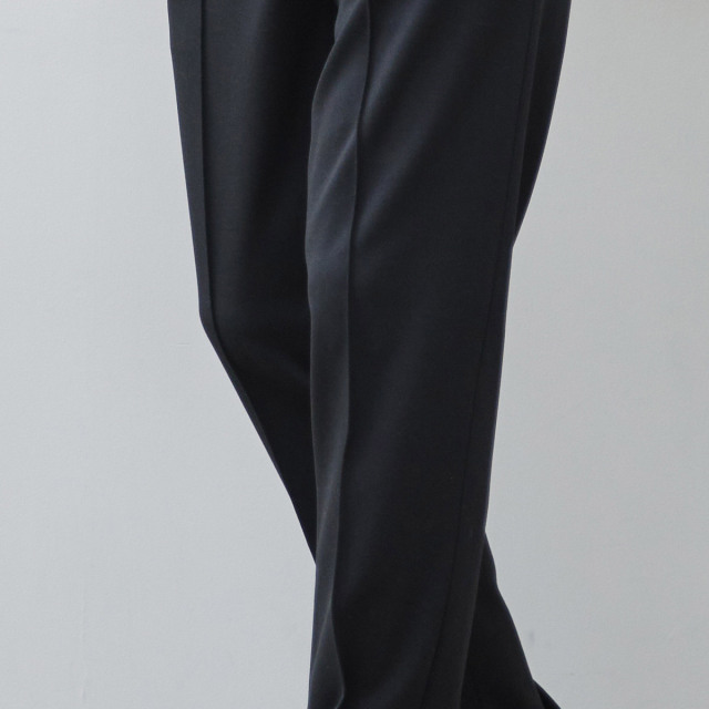 会員様限定] 超ストレッチパンツ ヘリンボーン柄 ニットポンチ