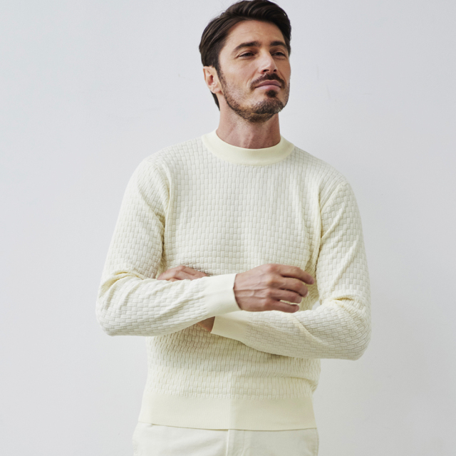 超伸縮軽量モックネックニットソー 長袖ロンT 240721 240701 G-STAGE