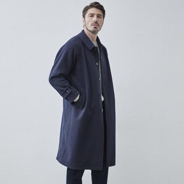 会員様限定SALE］在庫限り メルトンジャージ ステンカラーコート