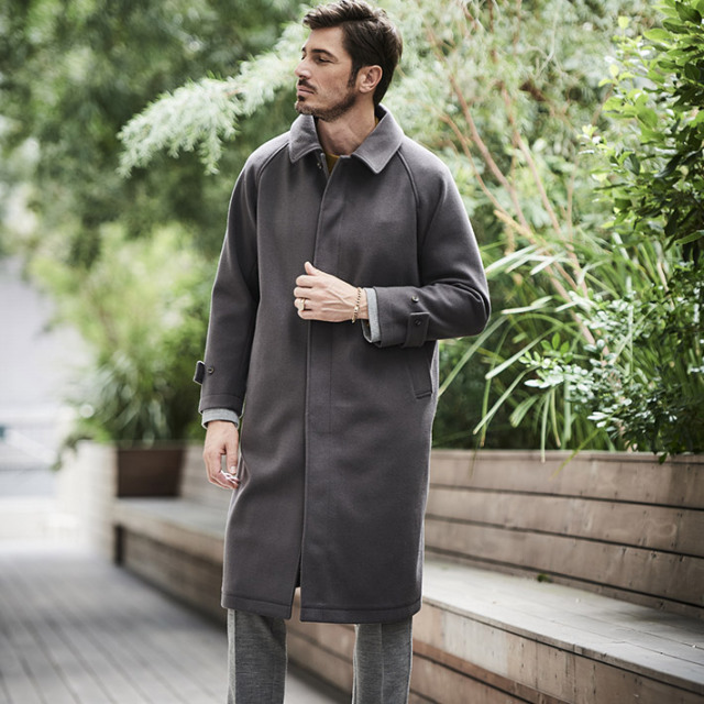 会員様限定SALE］在庫限り メルトンジャージ ステンカラーコート