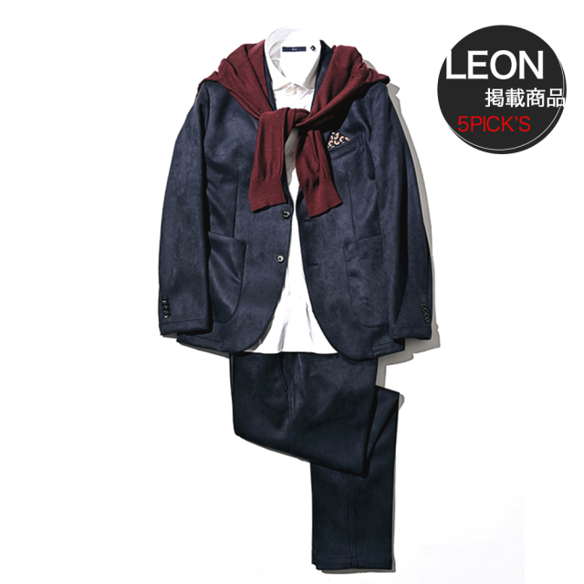 ヌバック調ストレッチジャージジャケット 630203 240203 G-STAGE