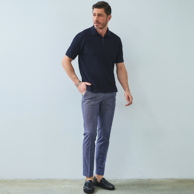 スラックス,メンズ,春,夏,セットアップ対応,パンツ,ウォッシャブル,清涼,ストレッチ,ドライ,メッシュ,軽量,美脚