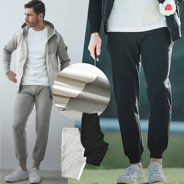 ドライメッシュ ニットコンビ ジョガーパンツ メンズ 春夏 ゴルフ スポーツ ジーステージ G-STAGE 360516