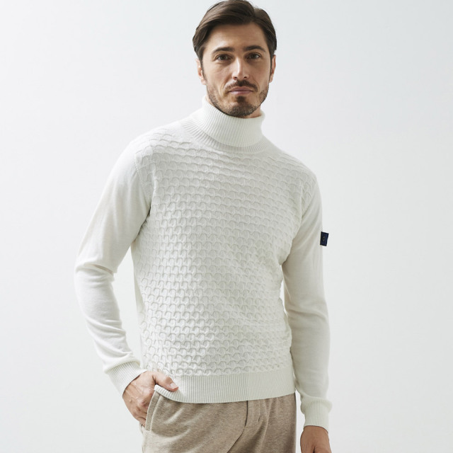 早い者勝ち【BALENCIAGA】ウール カシミア サッカータートルネック