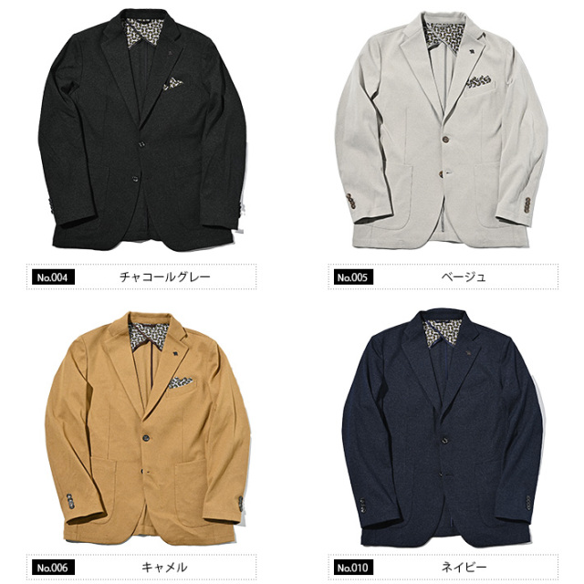 メランジストレッチジャージジャケット 450207 G-stage ジーステージ