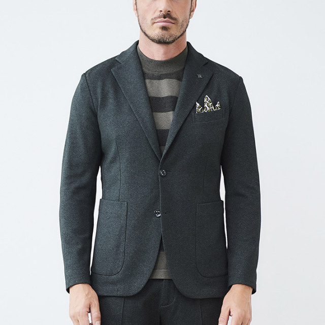 メランジストレッチジャージジャケット 450207 G-stage ジーステージ