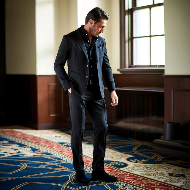 吸湿発熱素材ソフトサーモストレッチジャケット 450209 G-stage ジー