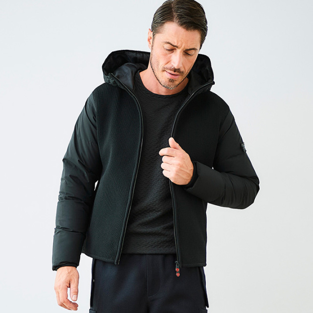 ニットコンビダウンパーカーブルゾン 450401 G-stage ジーステージ