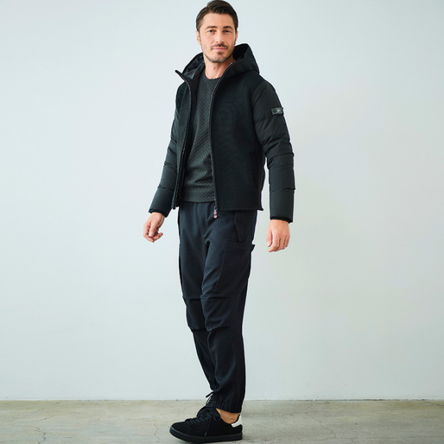 G-stage ジーステージ　ニットコンビダウン パーカー 48 Ｌサイズ ニットコンビダウンパーカーブルゾン 450401 G-stage ジーステージ