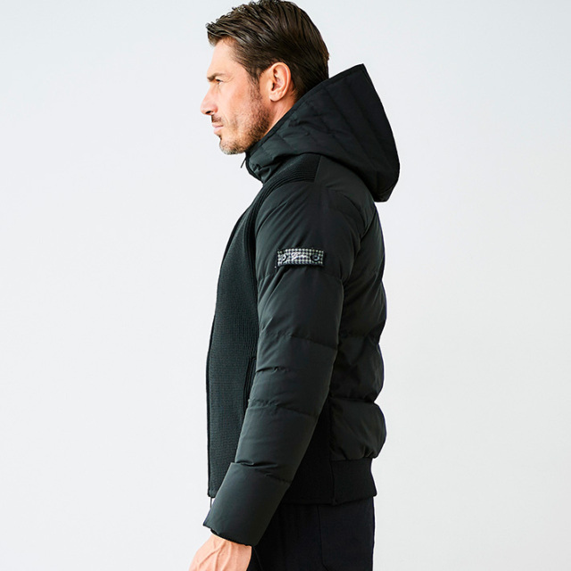 ニットコンビダウンパーカーブルゾン 450401 G-stage ジーステージ