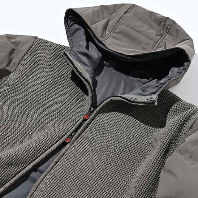 ニットコンビダウンパーカーブルゾン 450401 G-stage ジーステージ