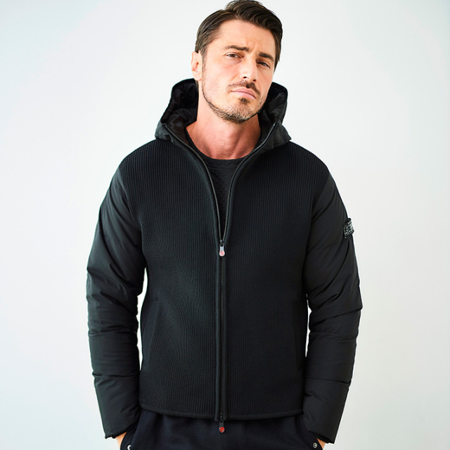 G-stage ジーステージ　ニットコンビダウン パーカー 48 Ｌサイズ ニットコンビダウンパーカーブルゾン 450401 G-stage ジーステージ