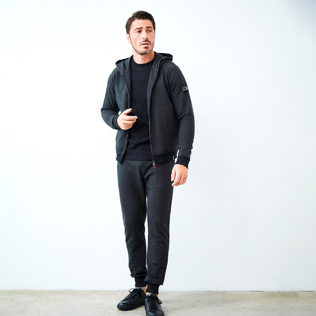 高機能スウェットストレッチジップアップパーカー 450403 G-STAGE ジー