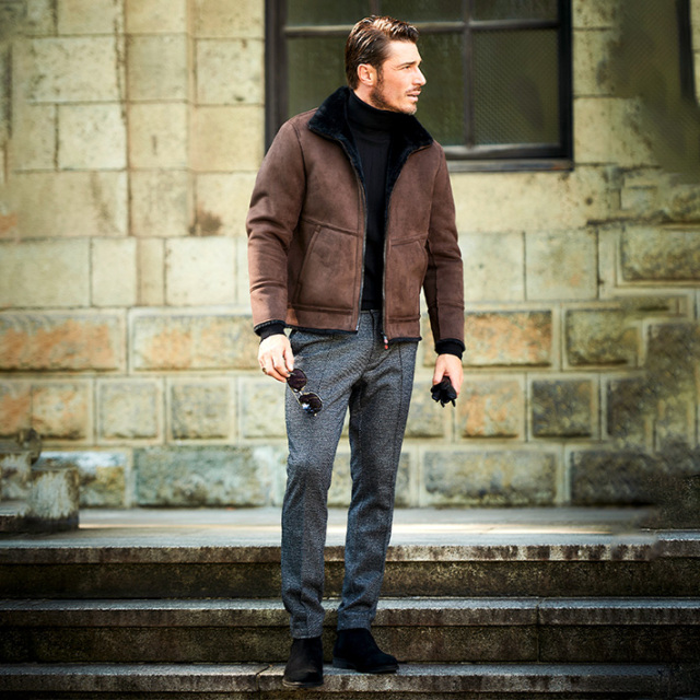 フェイクムートンブルゾン 450404 G-STAGE ジーステージ