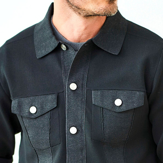 ジャンクFC様 オーダー品 22セット G-ZERO ミラノリブプレーティング編みニットジャージGジャン 450412 G