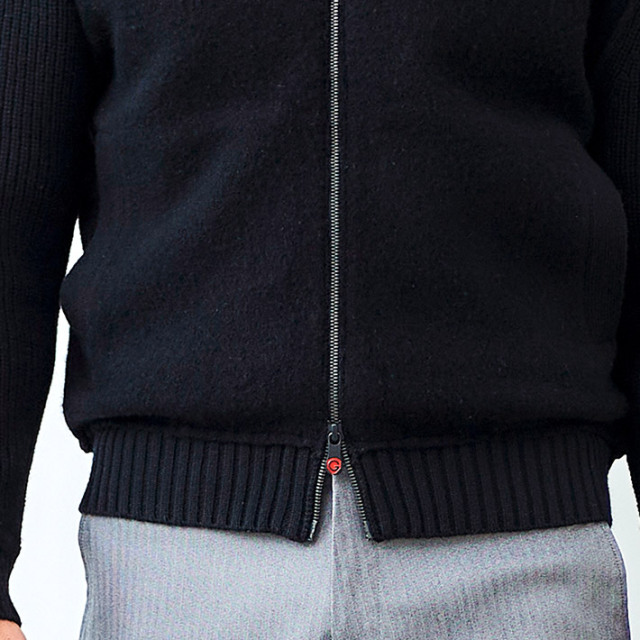 タスマニアウールスタンドネックニットブルゾン 450413 G-STAGE ジー