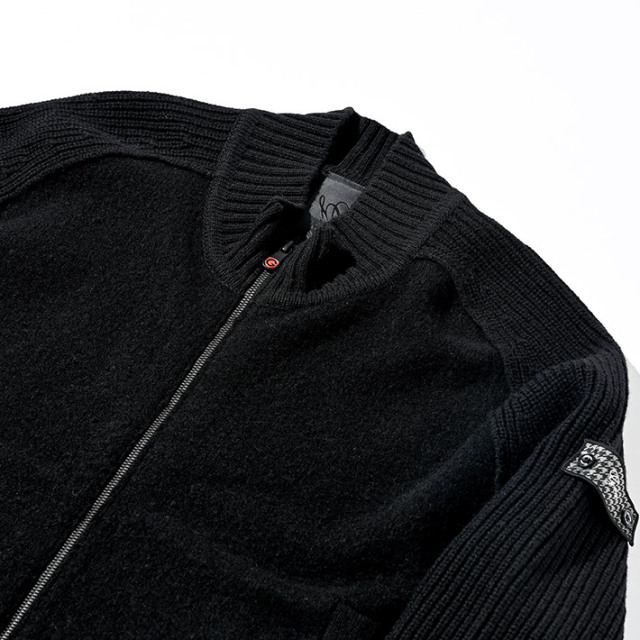 タスマニアウールスタンドネックニットブルゾン 450413 G-STAGE ジー