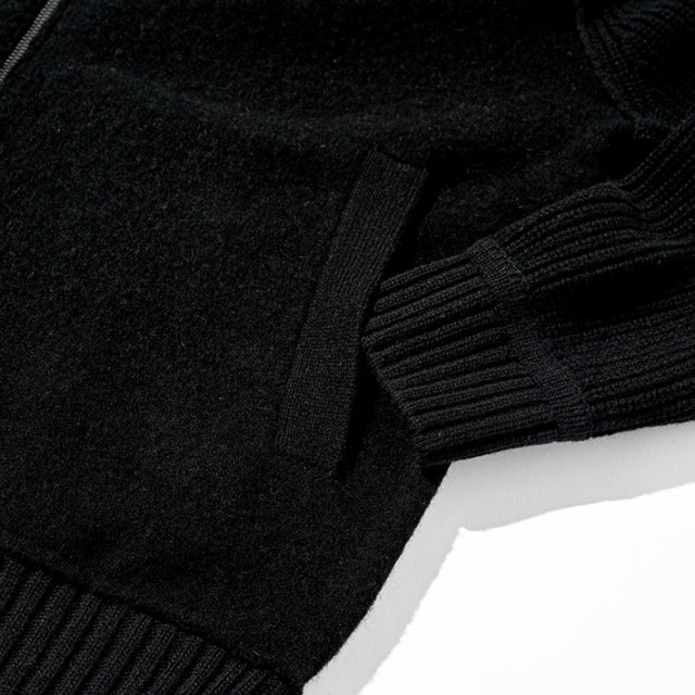 タスマニアウールスタンドネックニットブルゾン 450413 G-STAGE ジー